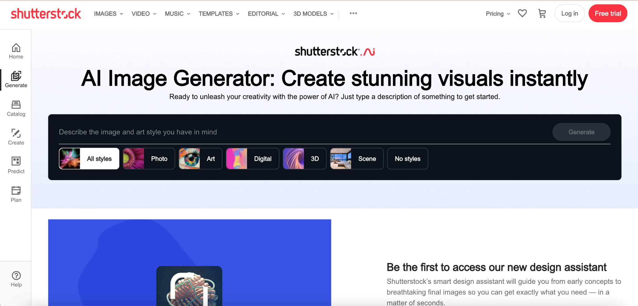 shutterstock image generator